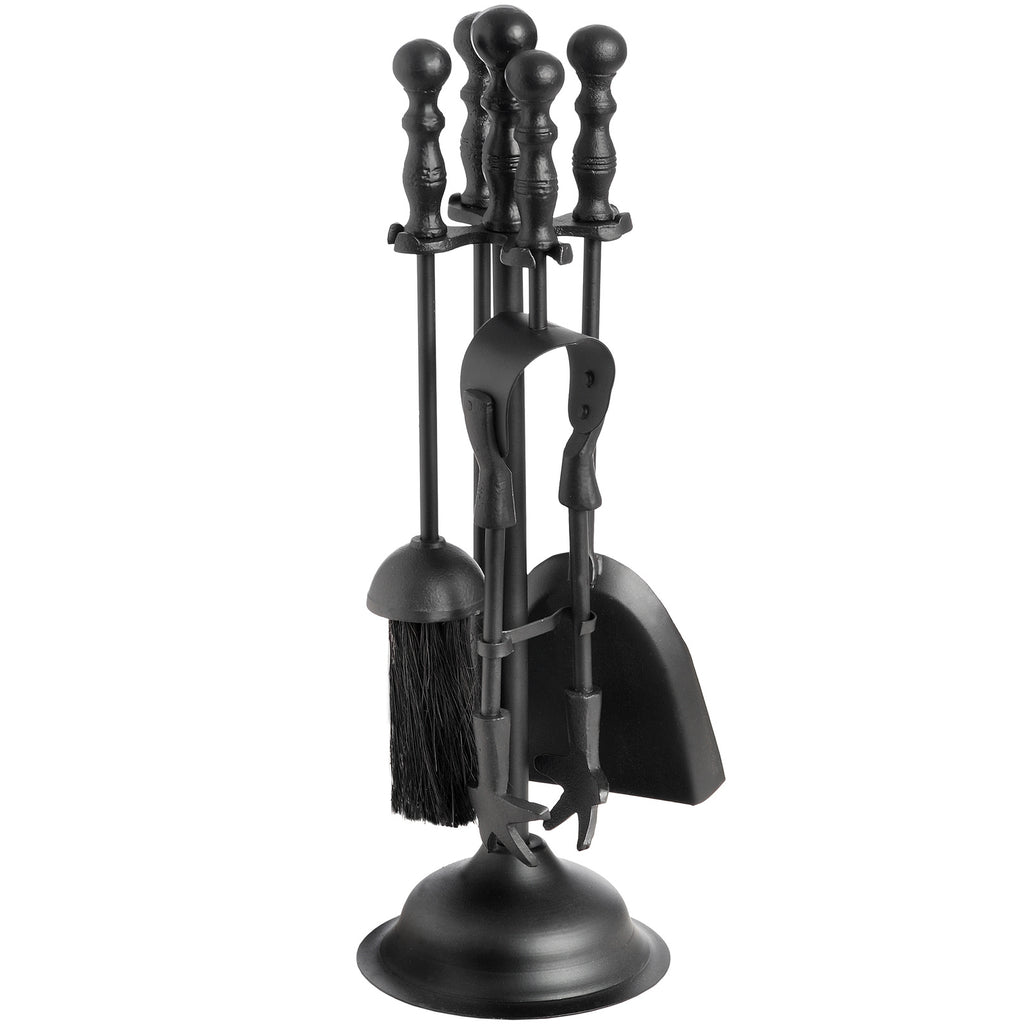 Greenside Black Fireside Companion Set