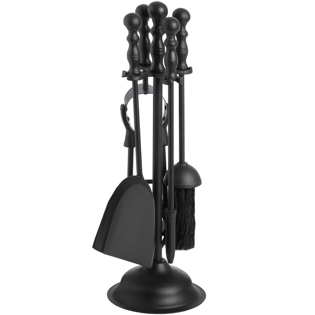 Greenside Black Fireside Companion Set