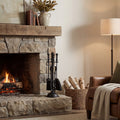 Greenside Black Fireside Companion Set