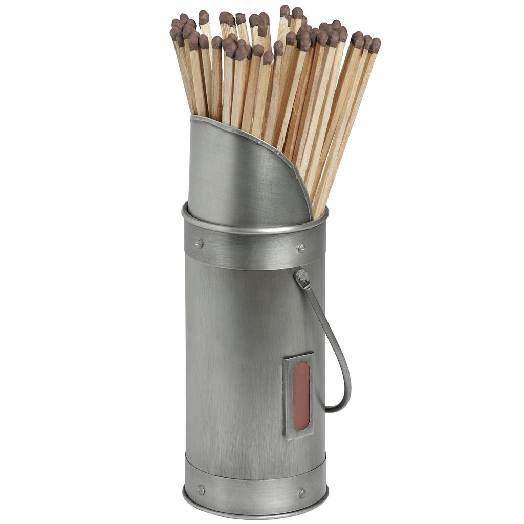 Ninebanks Antique Pewter Match Holder