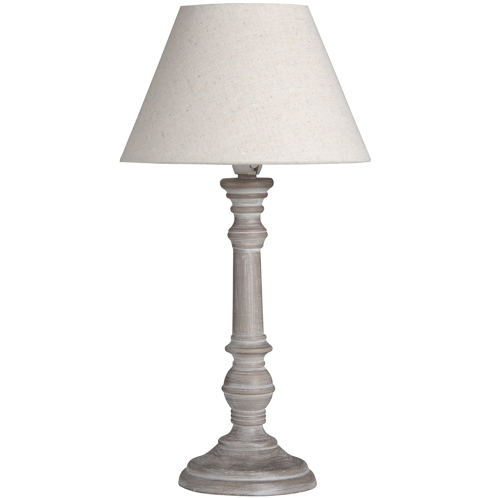 Falstone Washed Wood Table Lamp