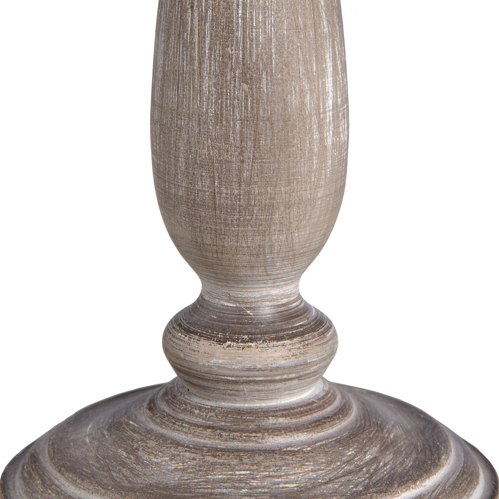 Belsay Whitewashed Wood Lamp