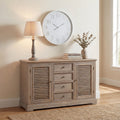 Belsay Whitewashed Wood Lamp