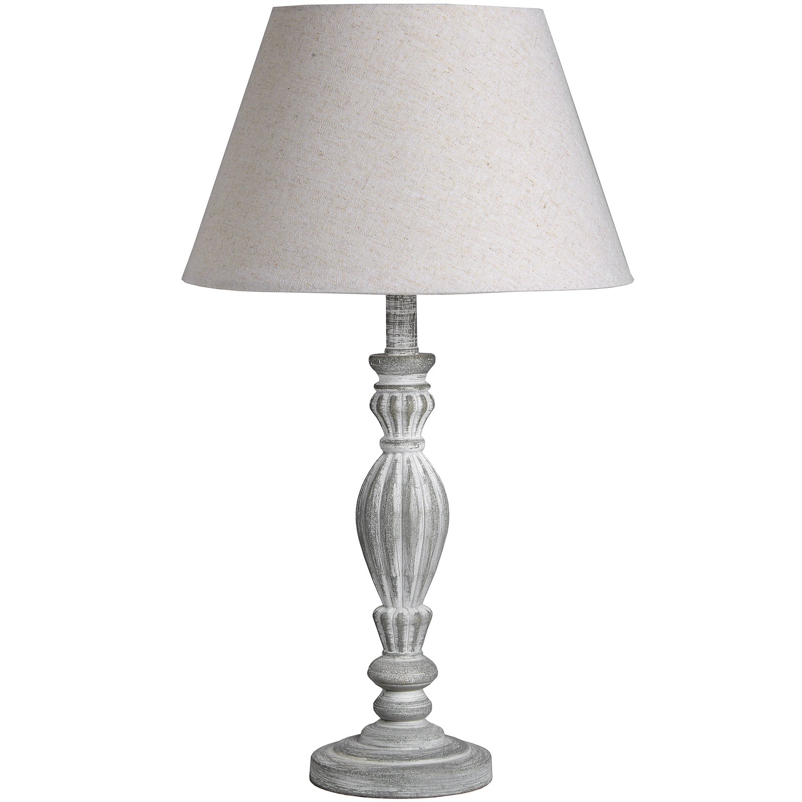 Rothbury Carved Wood Table Lamp