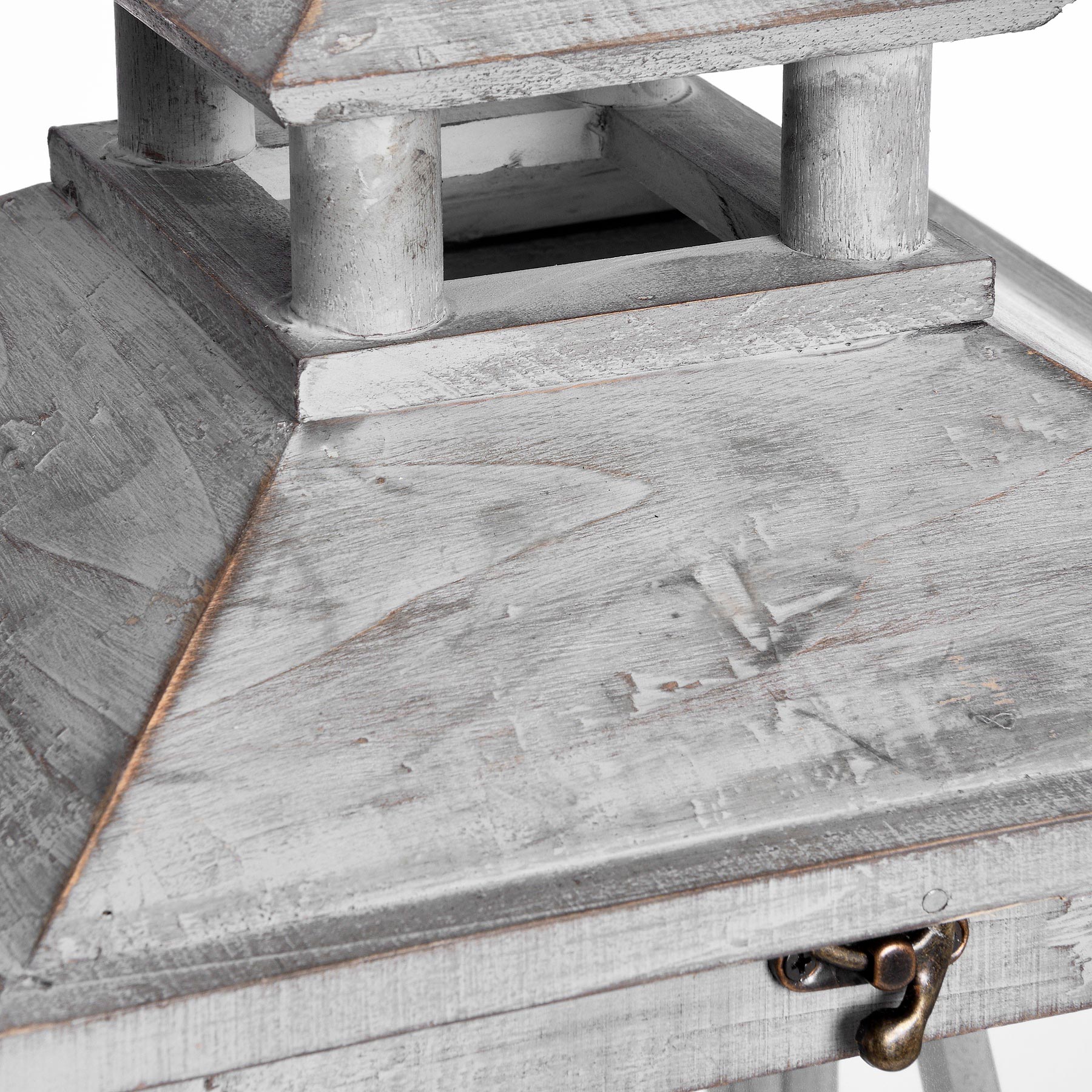 Bardon Wooden Cross-Section Lanterns Set
