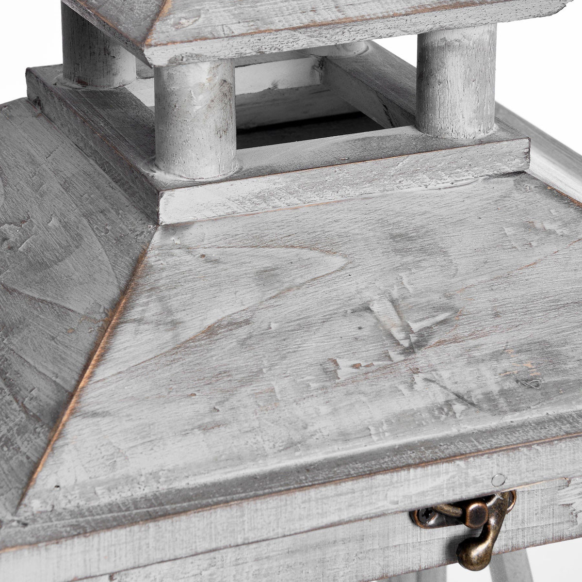 Bardon Wooden Cross-Section Lanterns Set