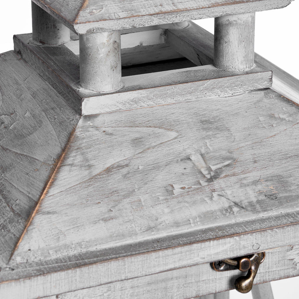 Bardon Wooden Cross-Section Lanterns Set