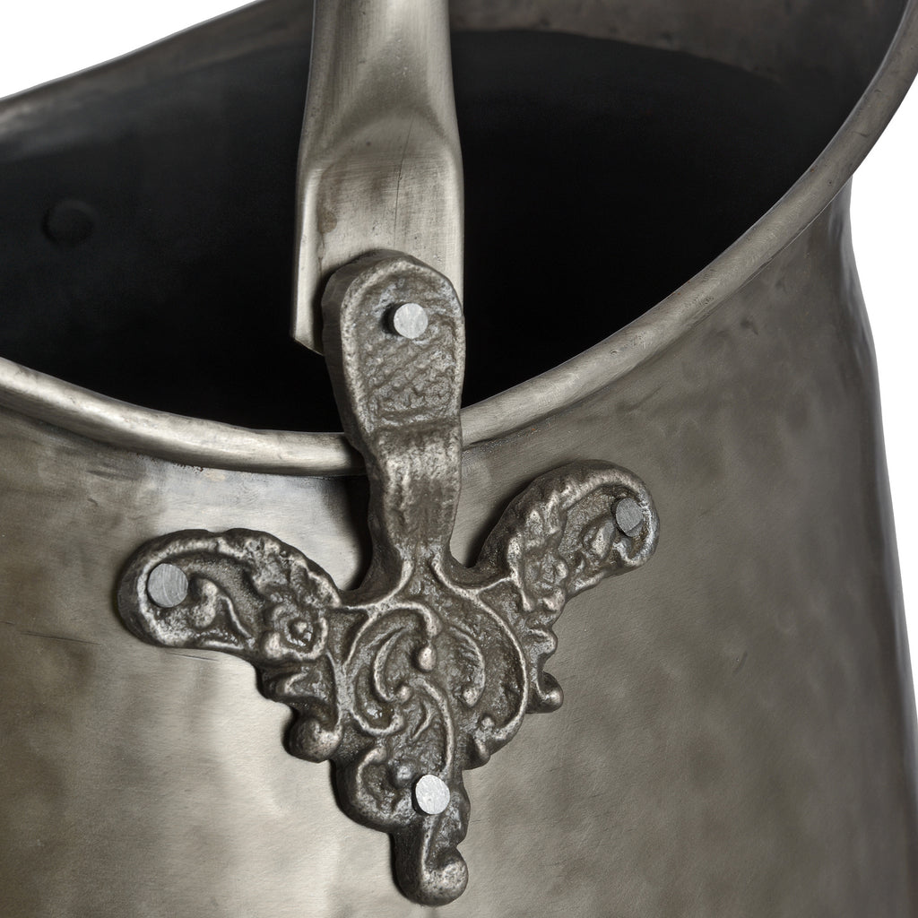Keenley Antique Pewter Coal Bucket