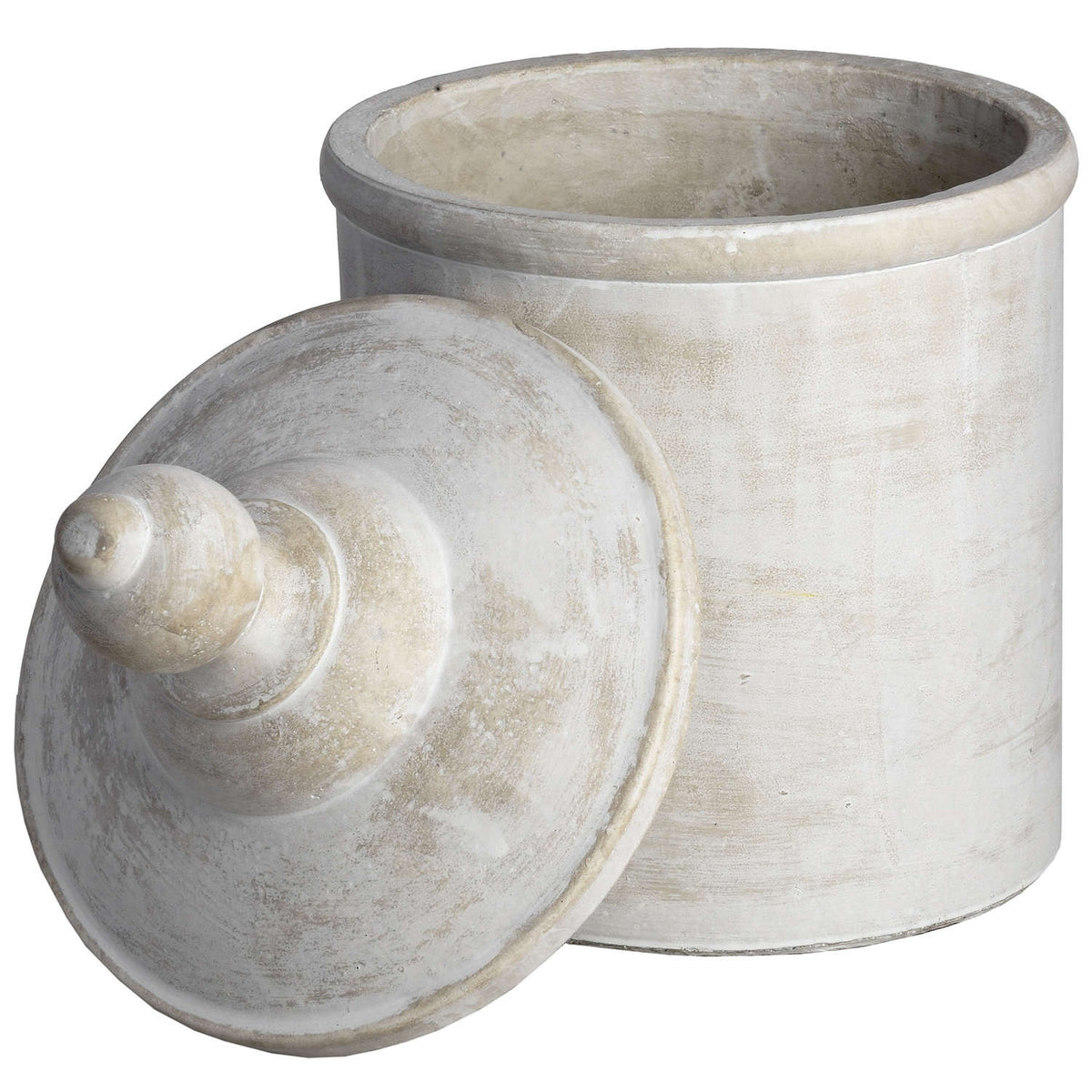 Dotland Antique White Canister
