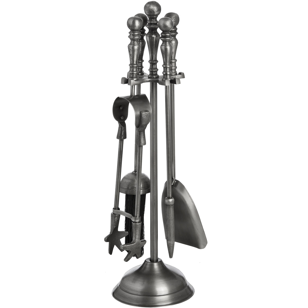 Espershields Traditional Antique Pewter Companion Set