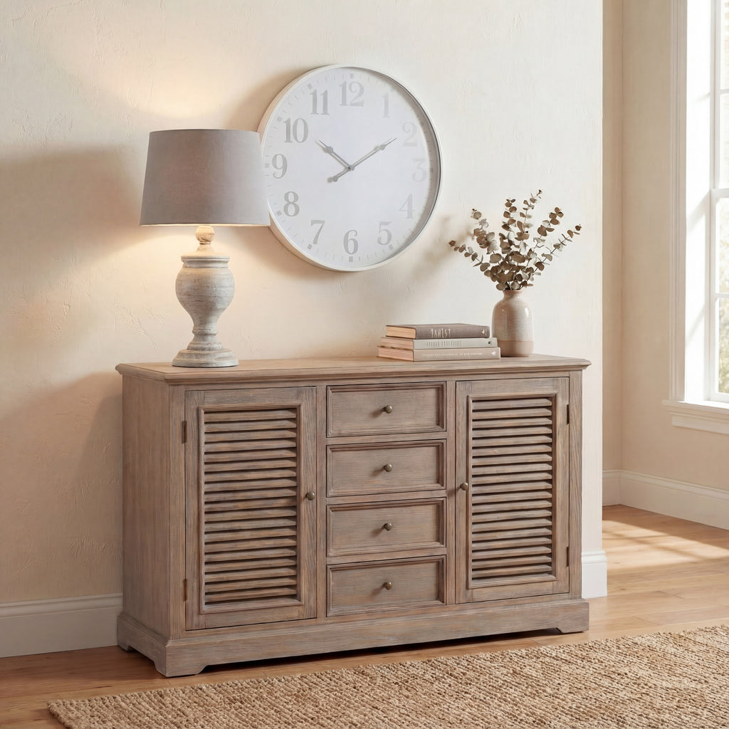 Kirkharle Table Lamp Linen Shade