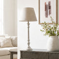 Seaton Grey-Washed Wood Table Lamp