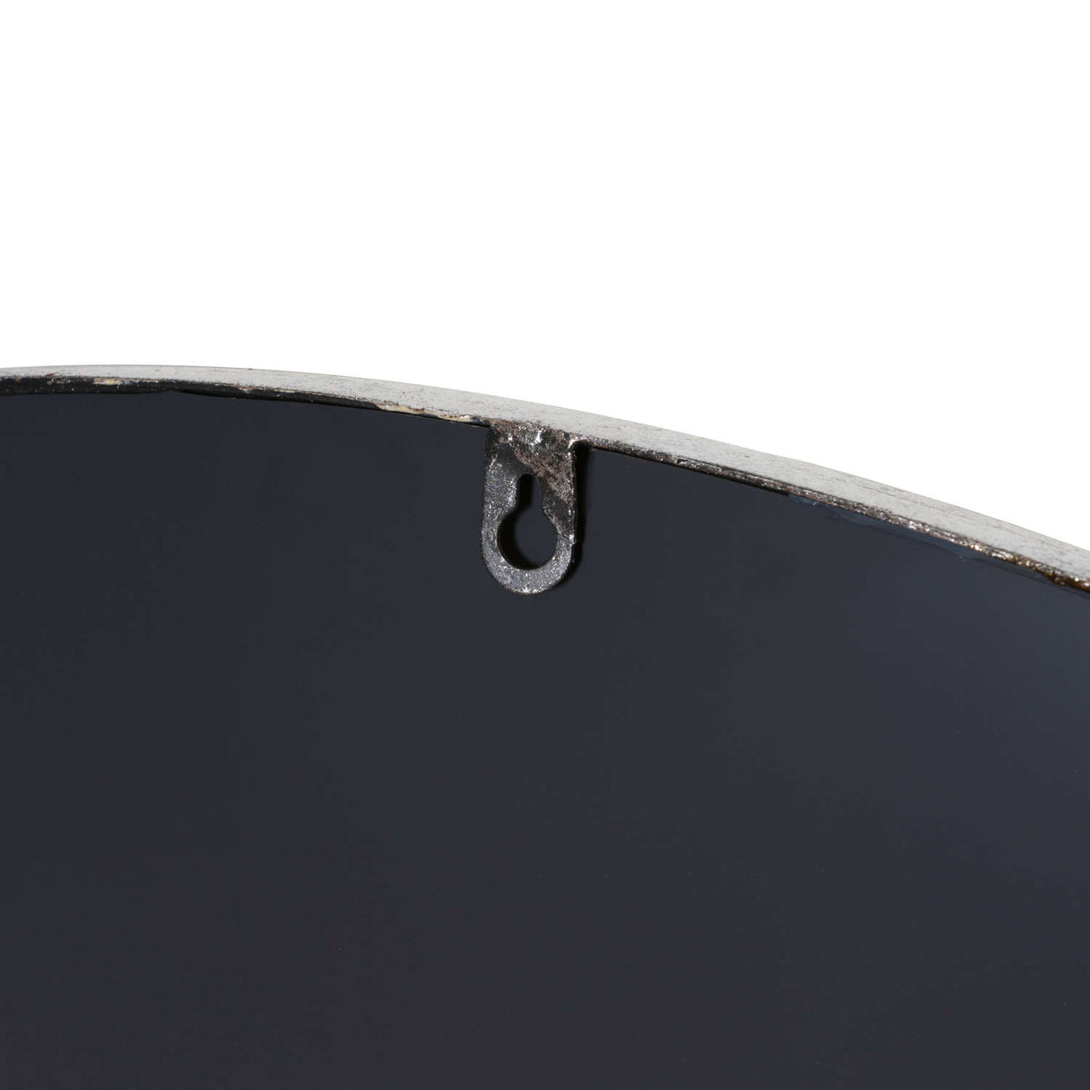 Fourstones Large Silver Circular Wall Mirror