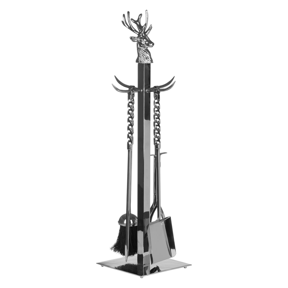 Warden Hand Turned Stag Companion Set