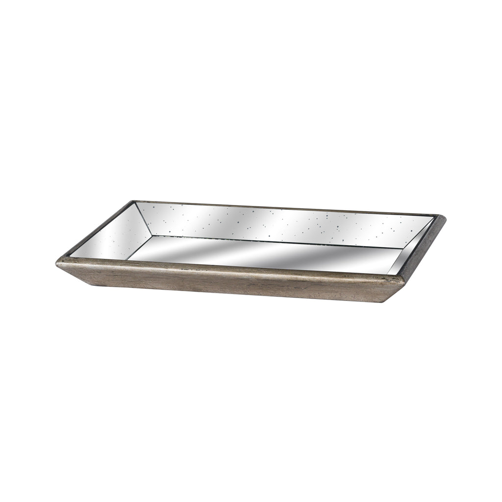 Haughton Distressed Mirrored Tray