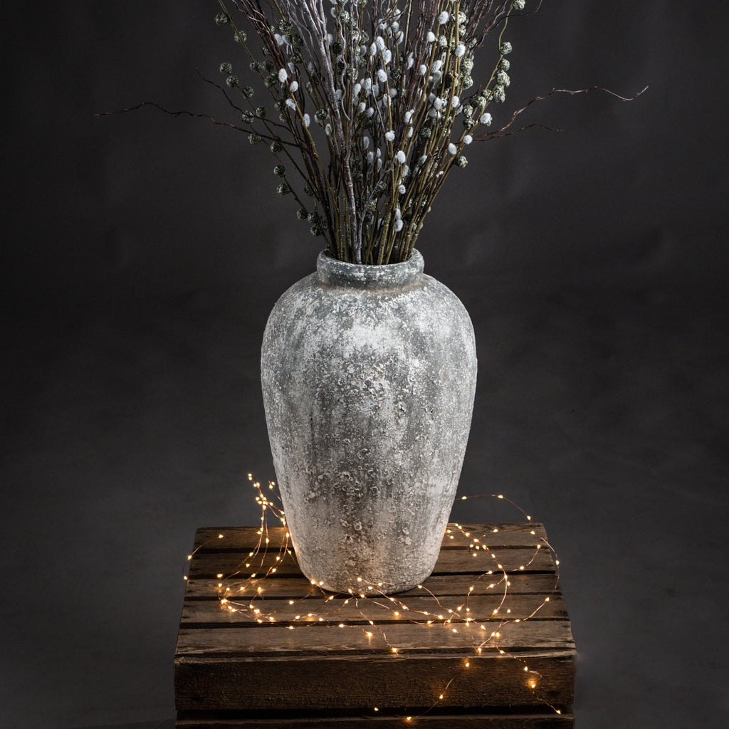 Sweethope Aged Stone Tall Vase