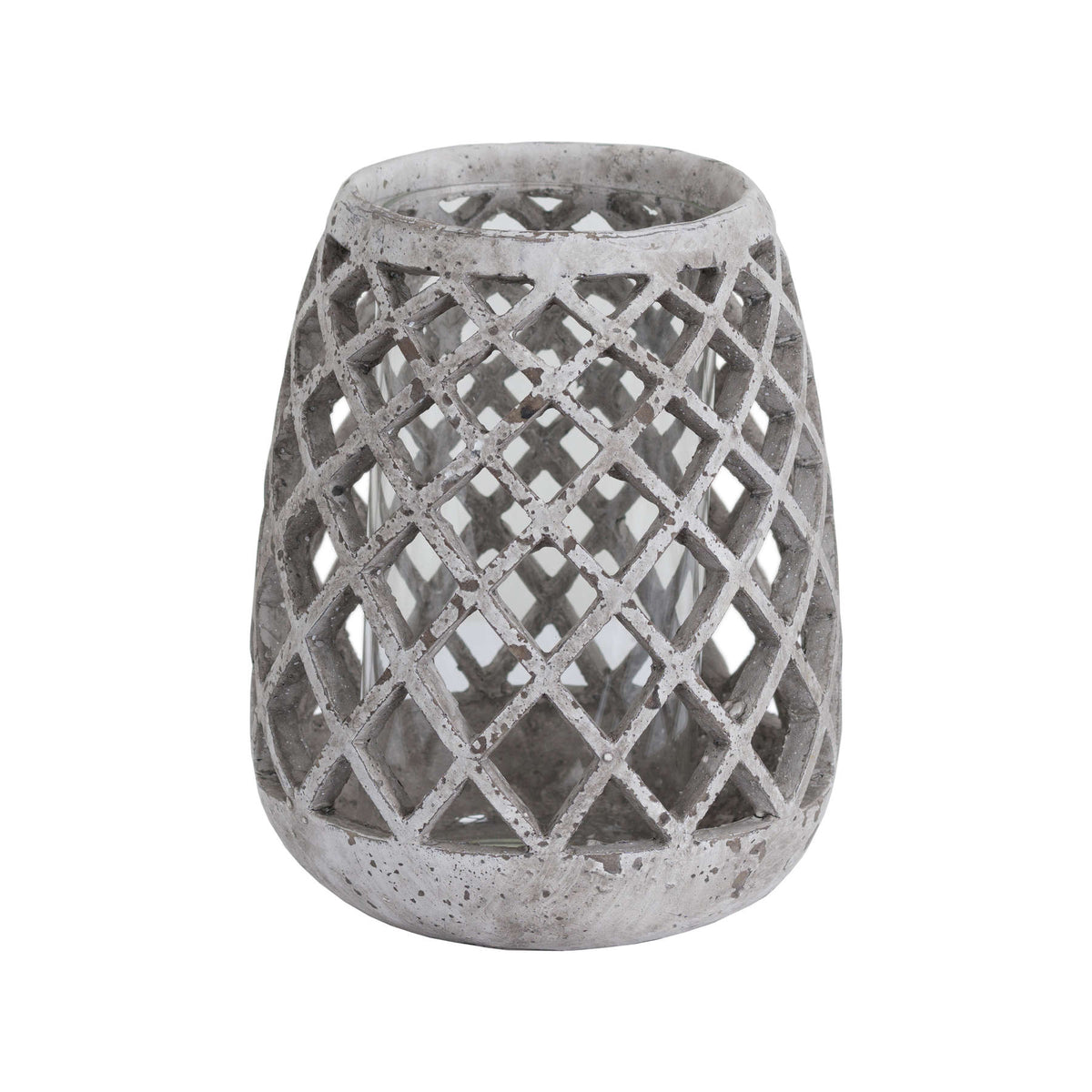 Chesters Large Conical Ceramic Lattice Lantern