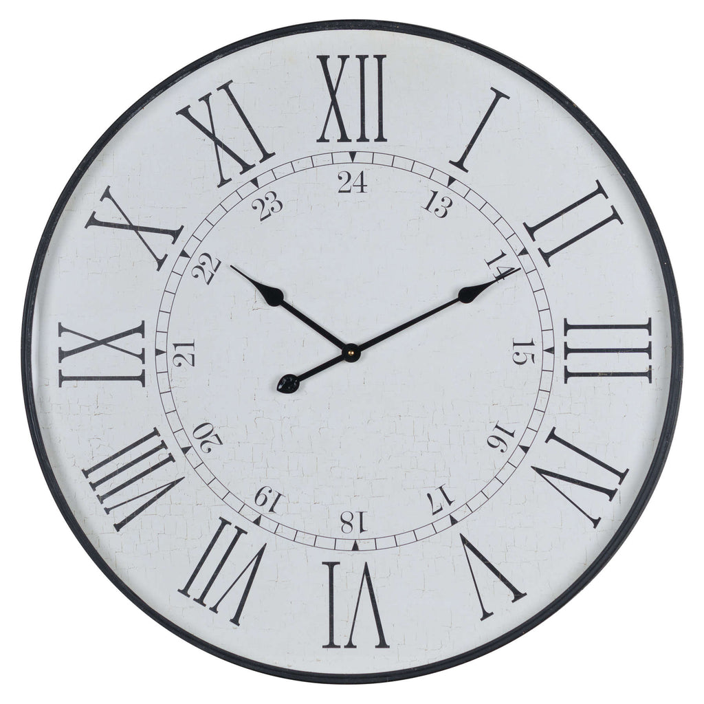 Grindon Large Embossed Station Clock