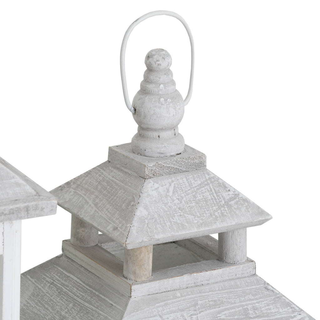 Whitfield White Window Lanterns Set