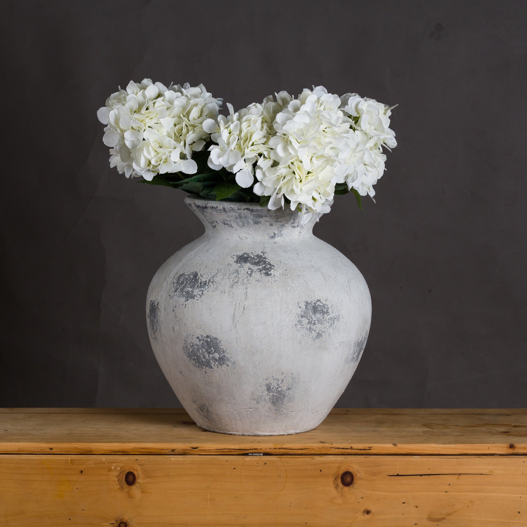 Crookham Large Antique White Vase