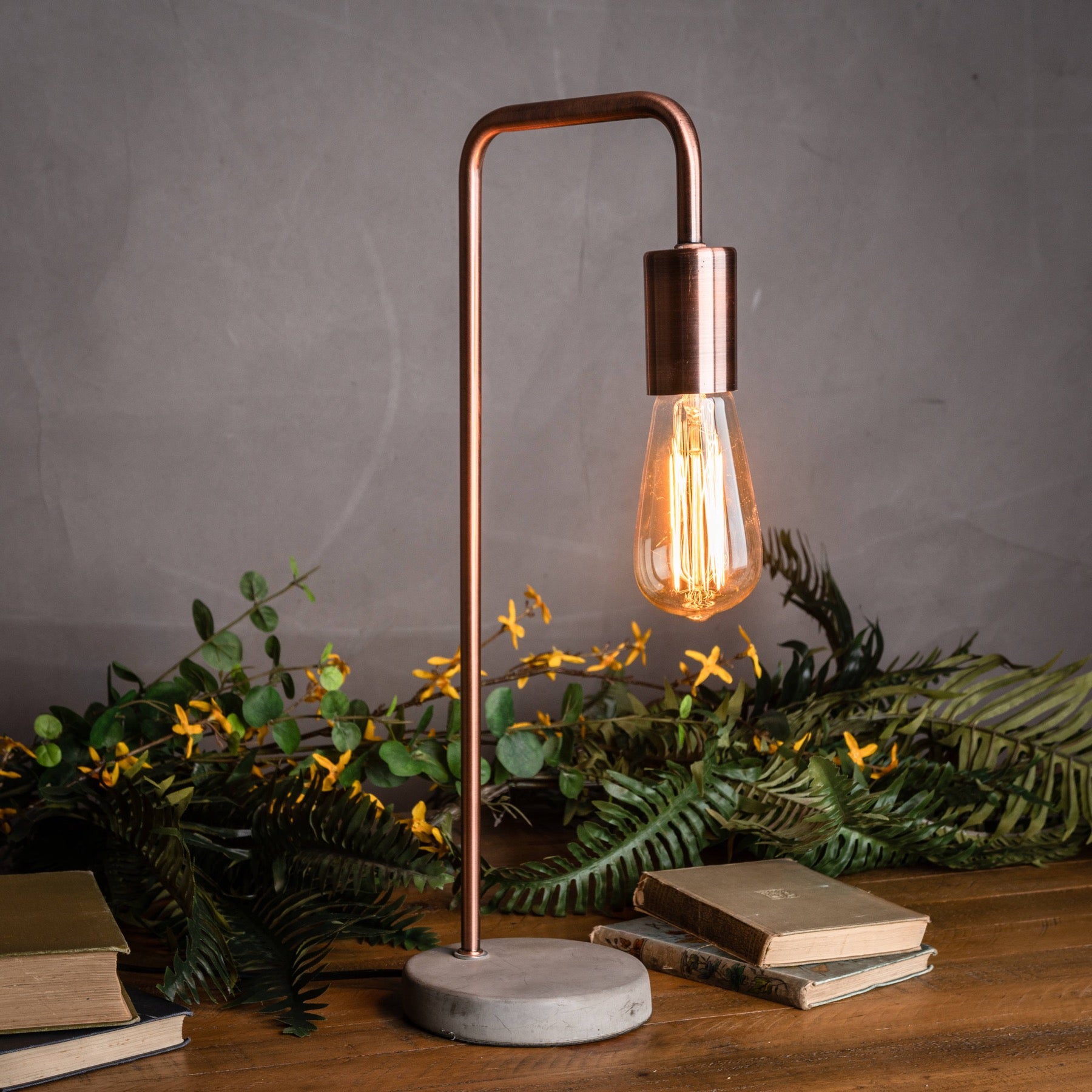 Belford Copper Industrial Lamp