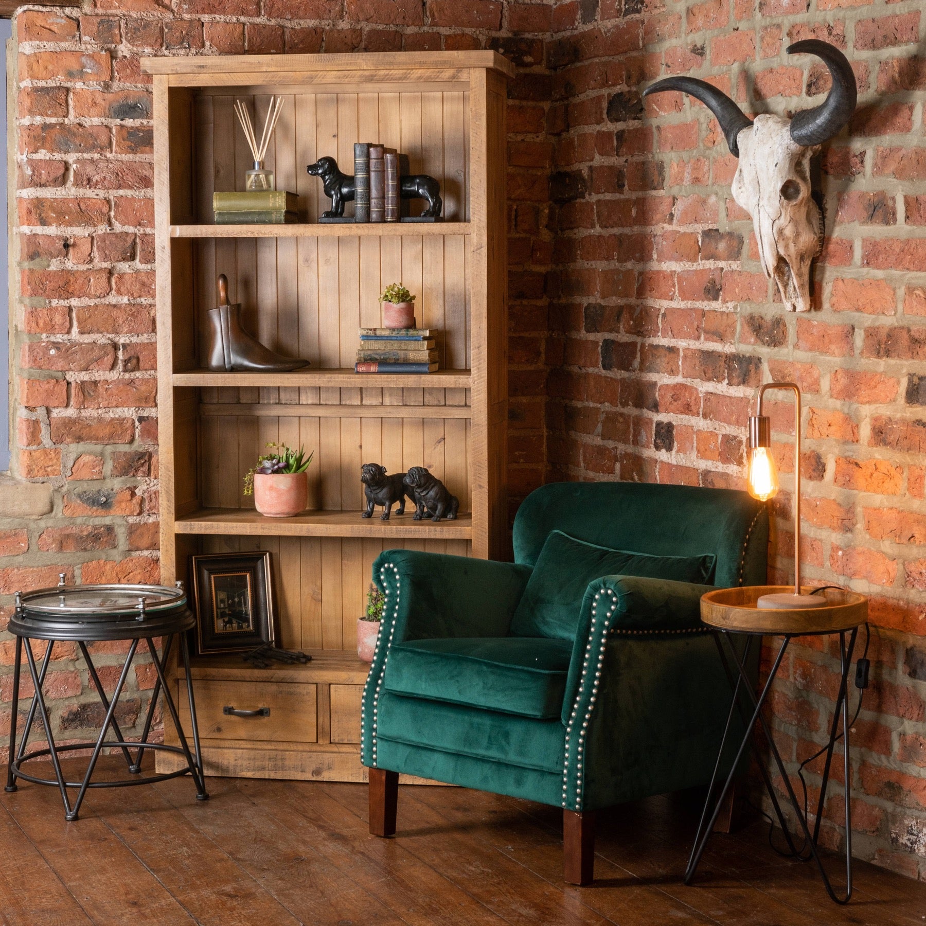 Belford Copper Industrial Lamp