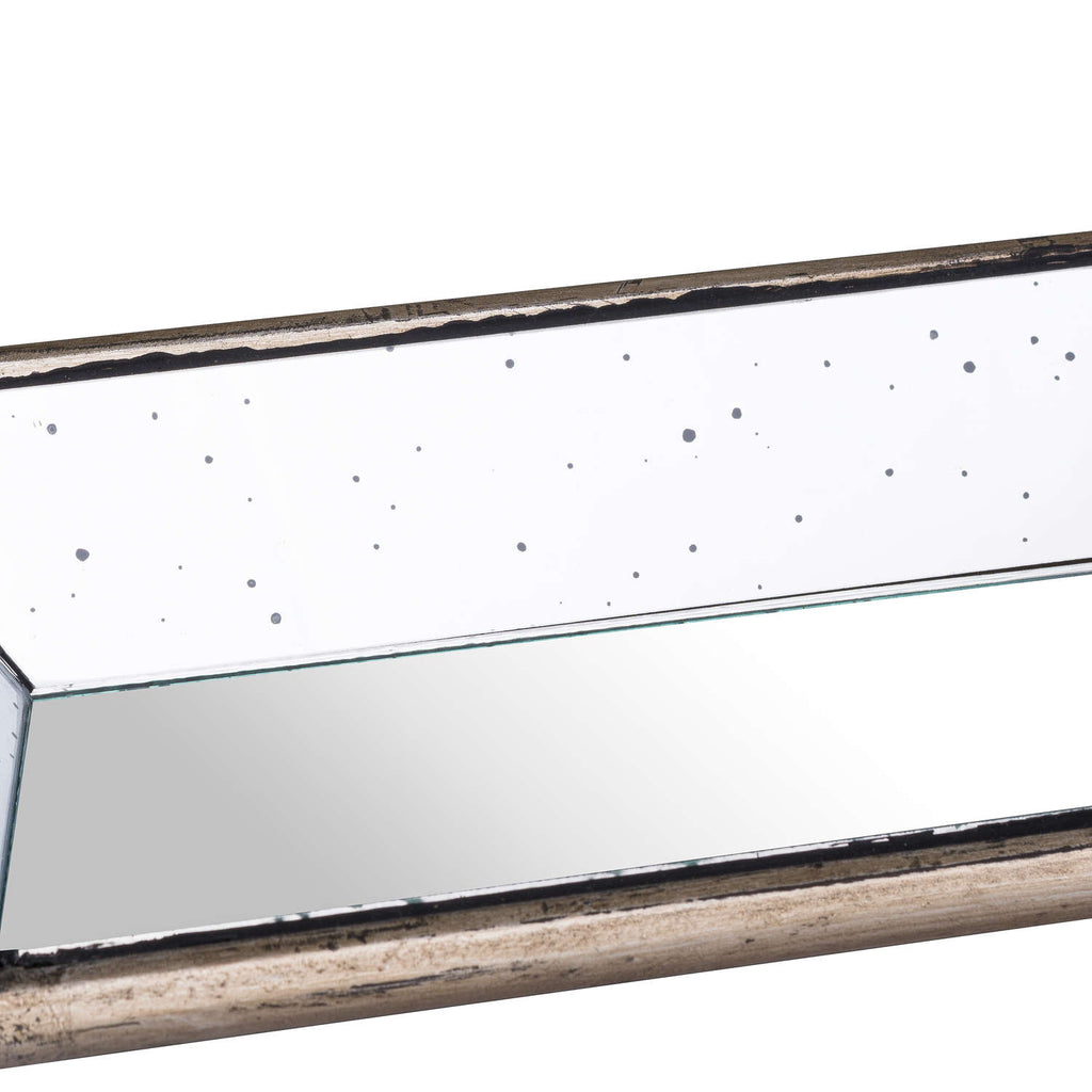 Kellah Distressed Mirrored Tray