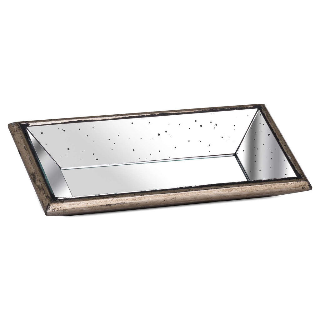 Kellah Distressed Mirrored Tray