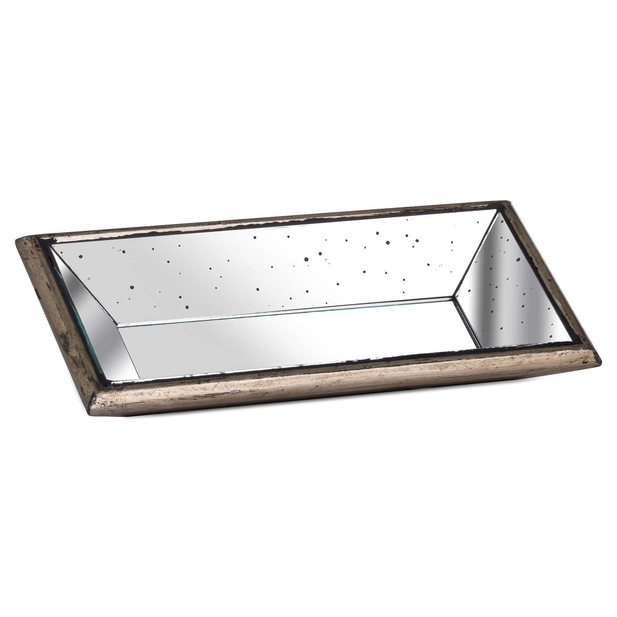 Kellah Distressed Mirrored Tray