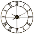 Staward Large Antique Brass Skeleton Clock