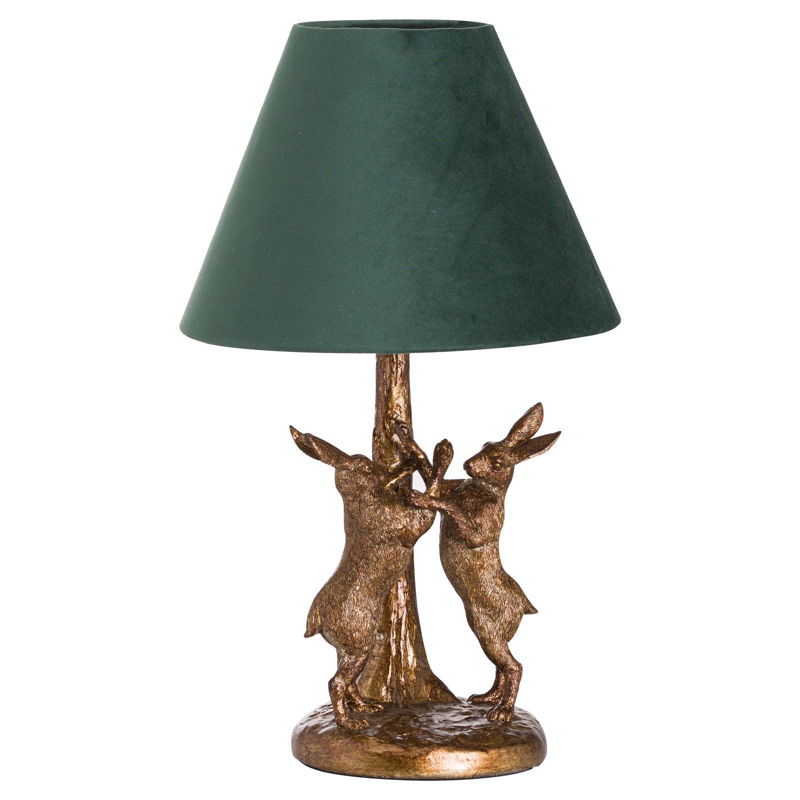 Embleton Gold Marching Hares Lamp