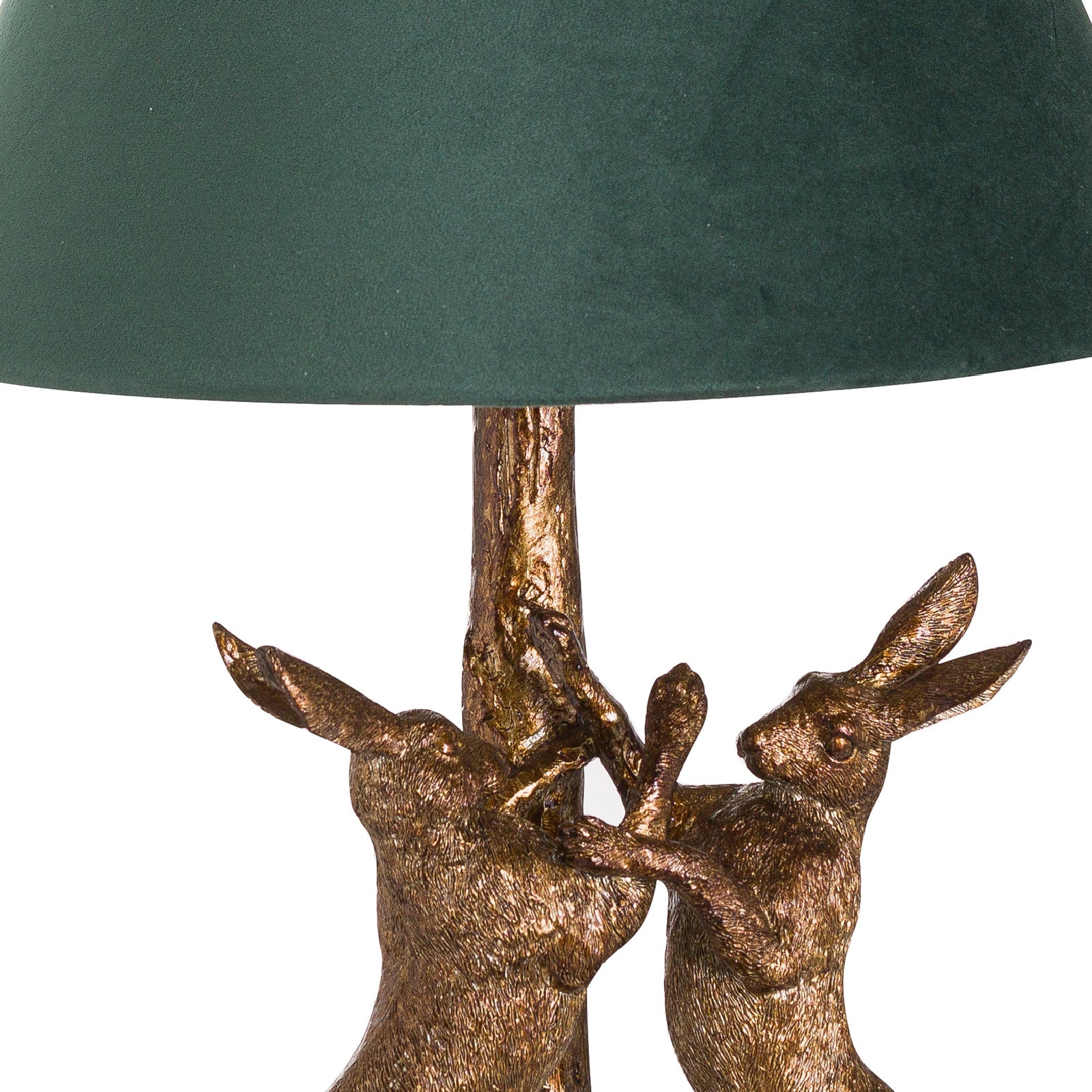 Embleton Gold Marching Hares Lamp