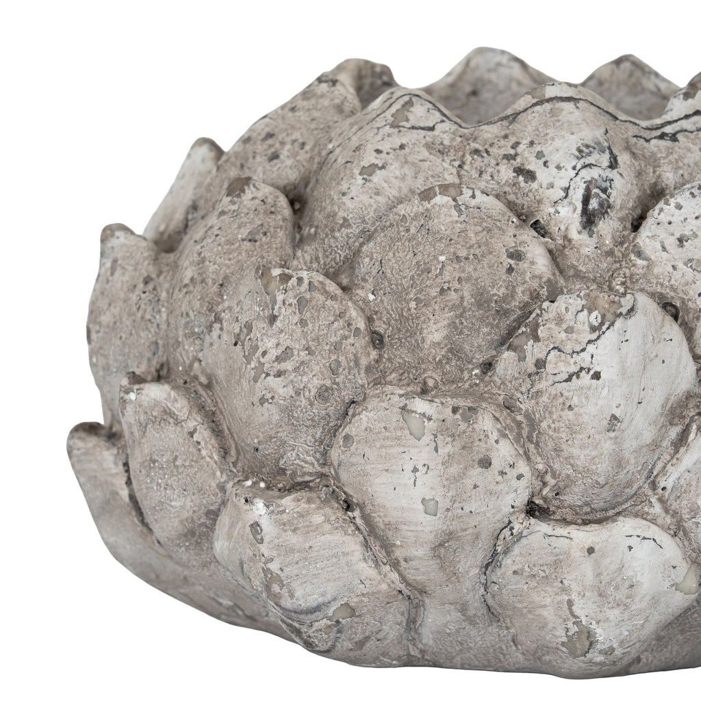 Stone Effect Acorn Tea Light Holder