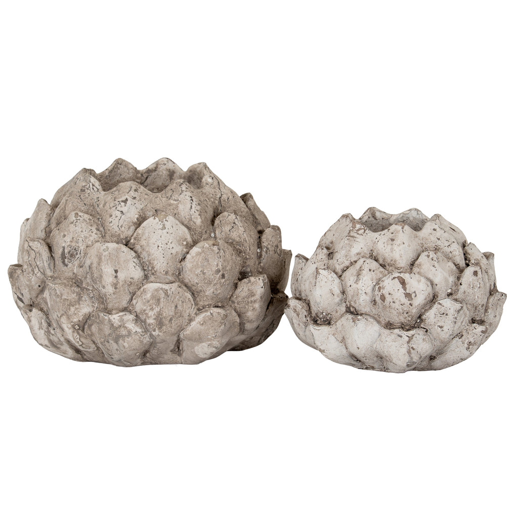 Sinderhope Stone Effect Acorn Tea Light Holder