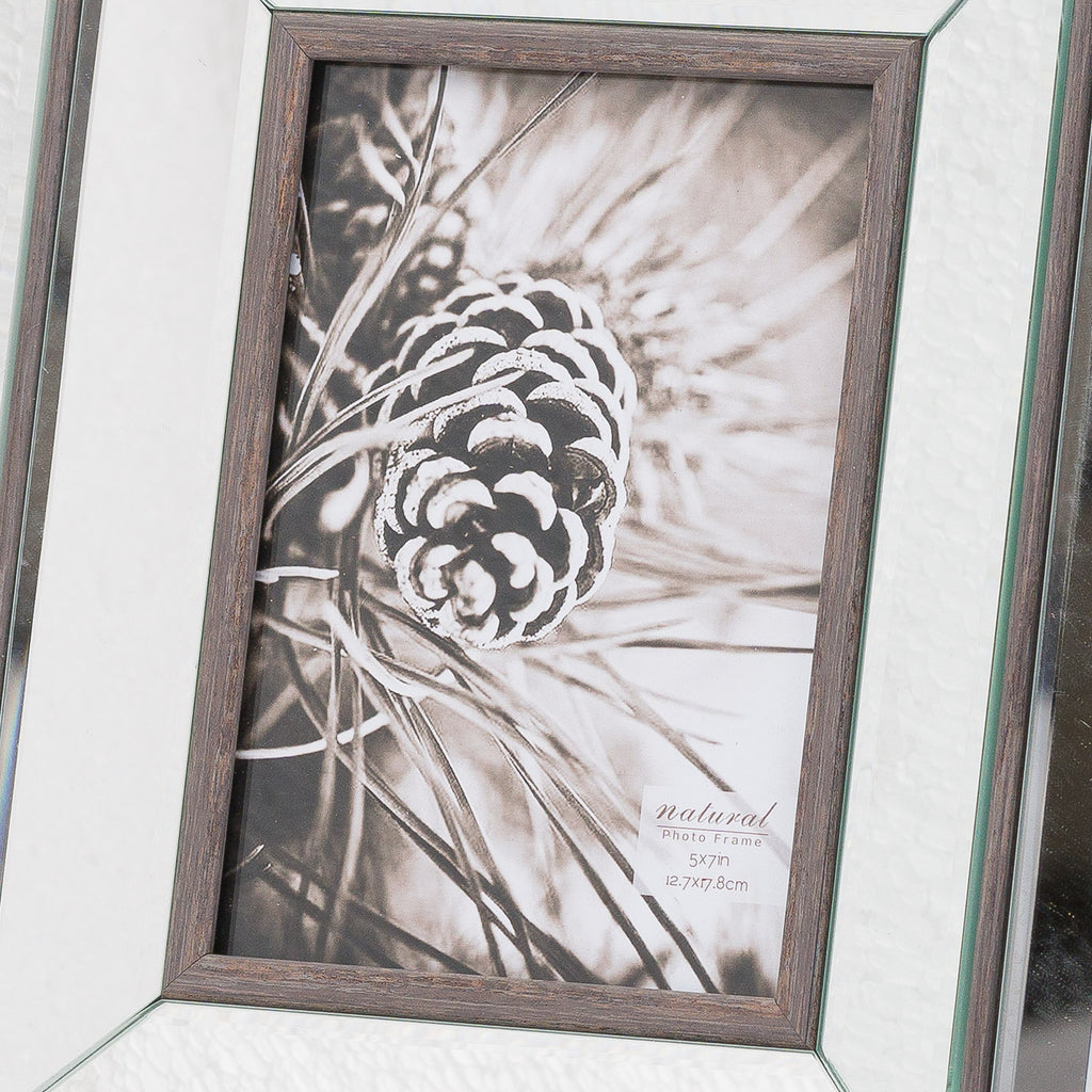 Thornley Mirror and Wood 5x7 Photo Frame
