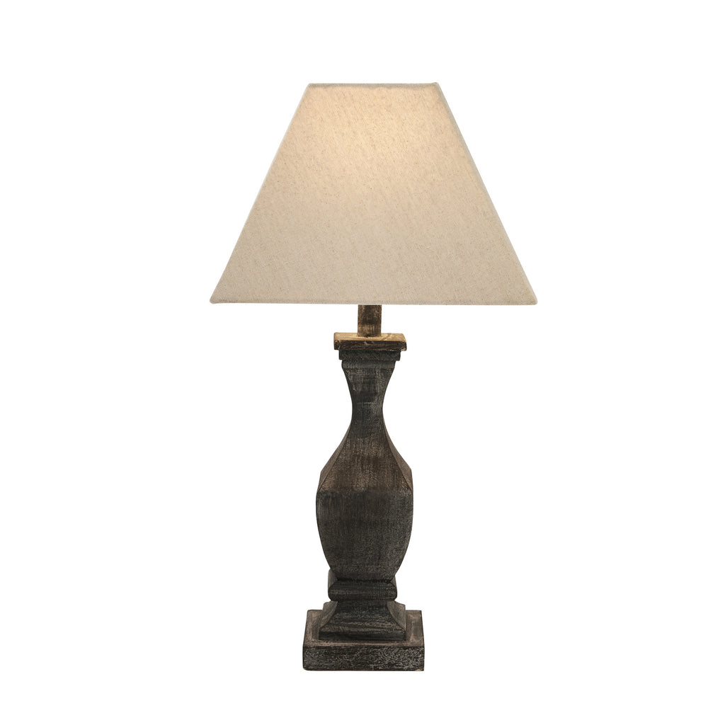 Togston Fluted Wooden Table Lamp