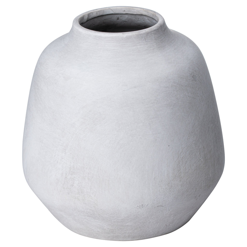 Milfield Textured Stone-Effect Vase