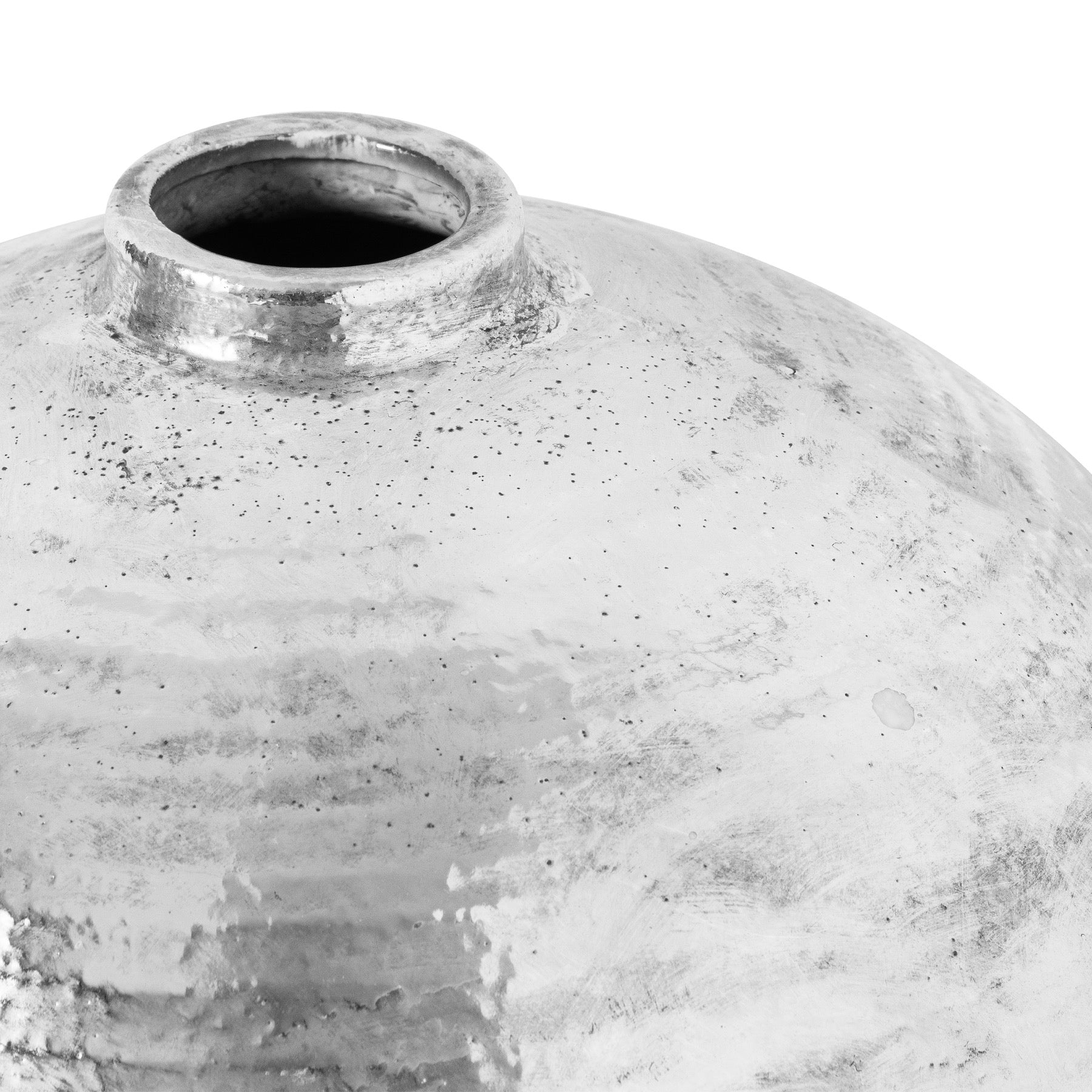 Breamish Large Hammered Silver Vase