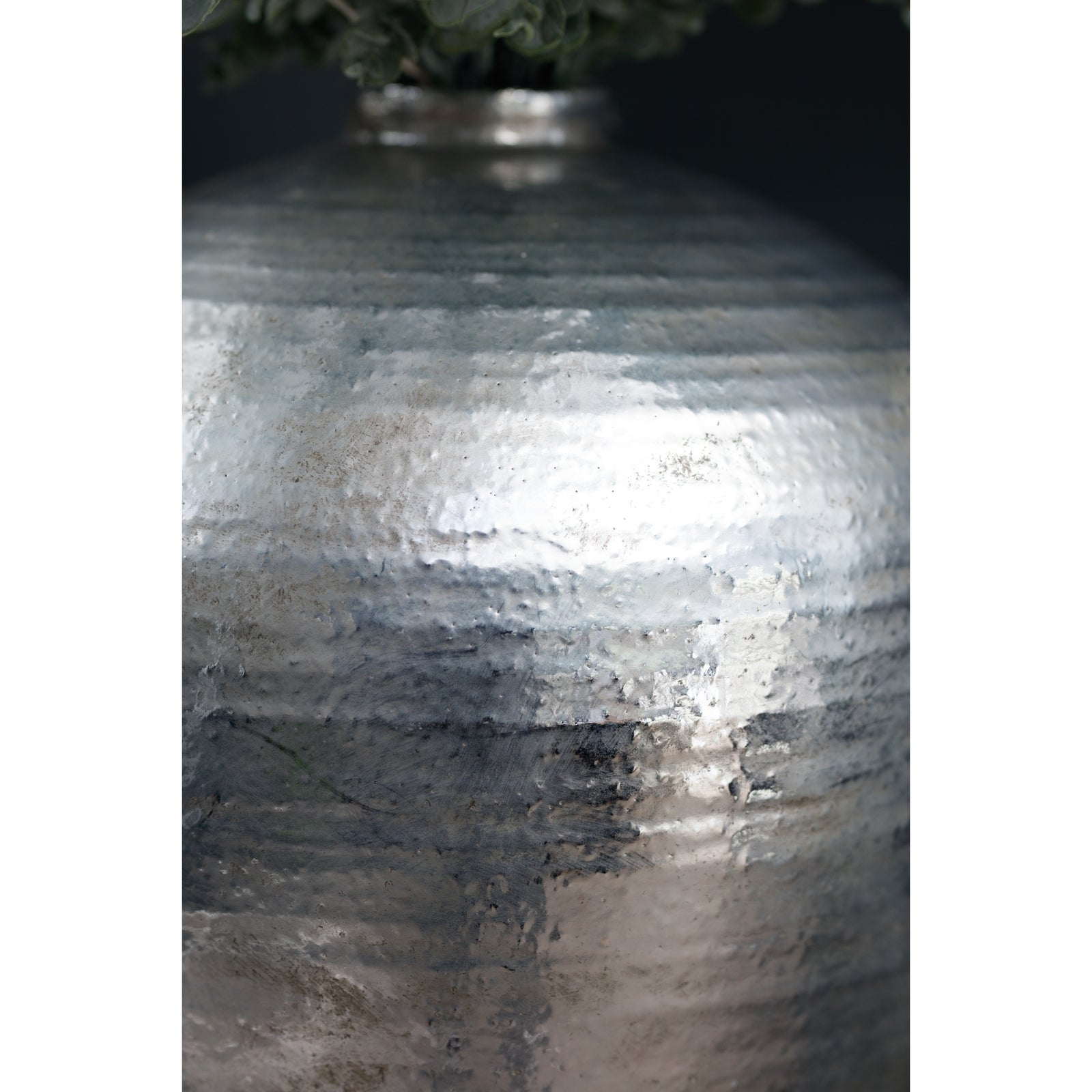 Swarland Hammered Silver Vase