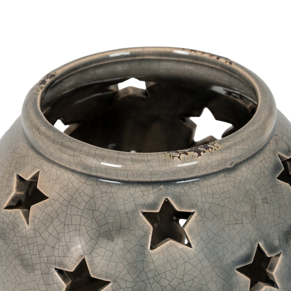 Chathill Star Ceramic Lantern