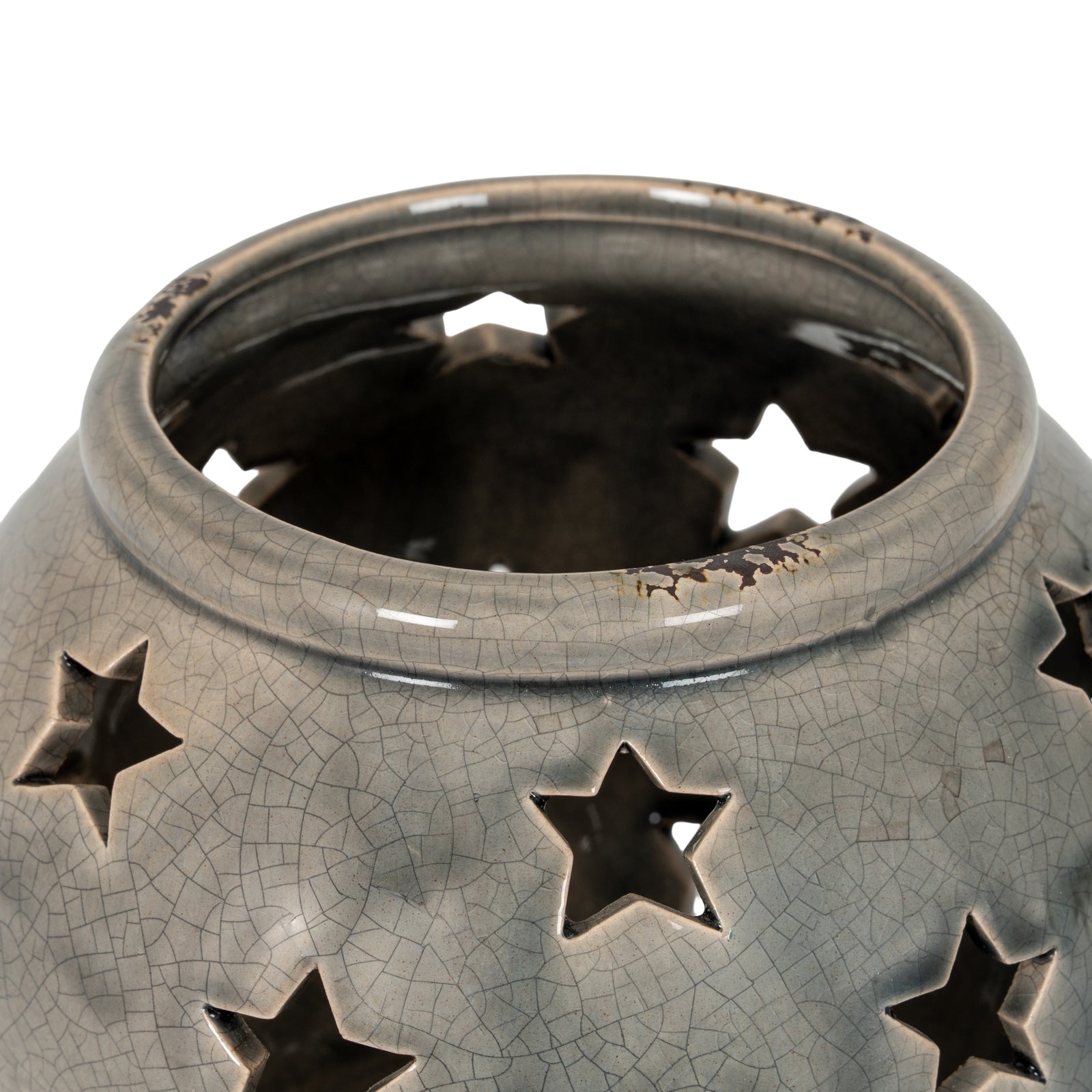 Chathill Star Ceramic Lantern