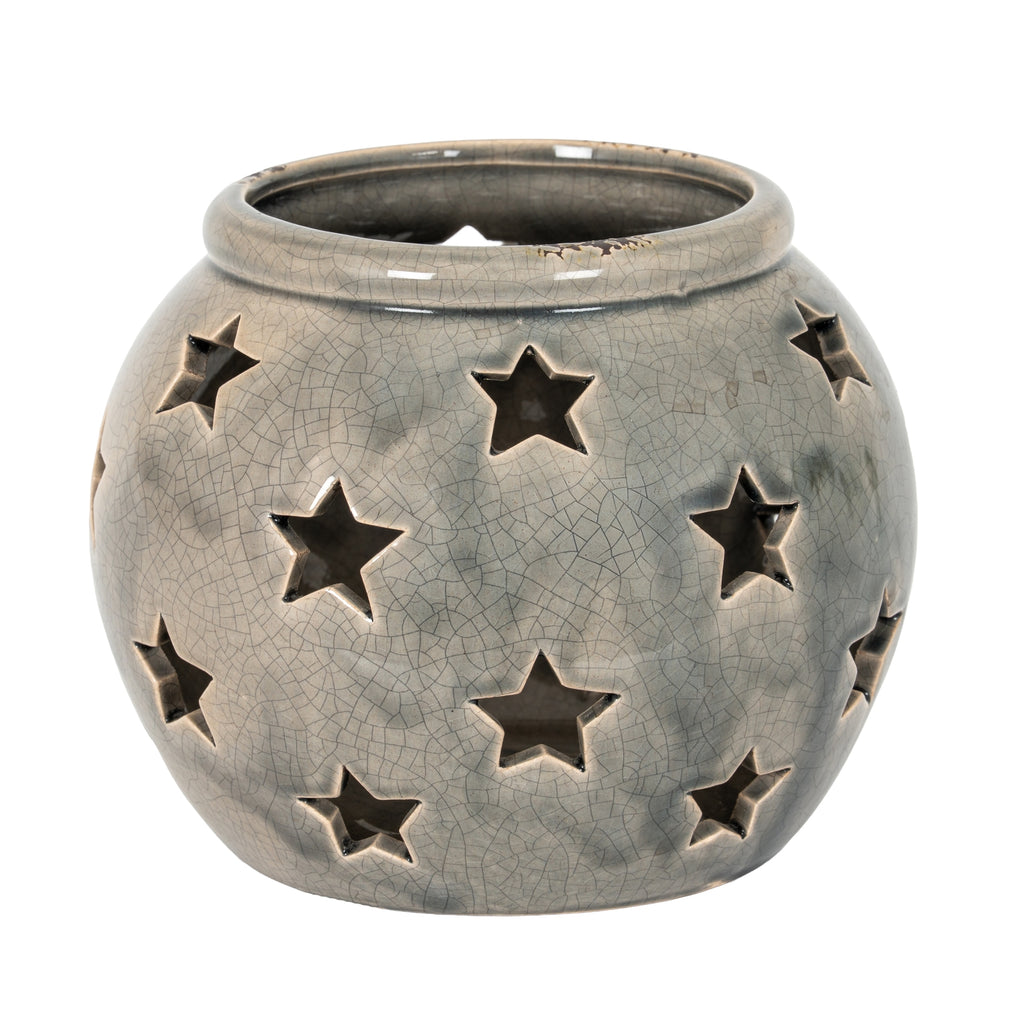 Chathill Star Ceramic Lantern