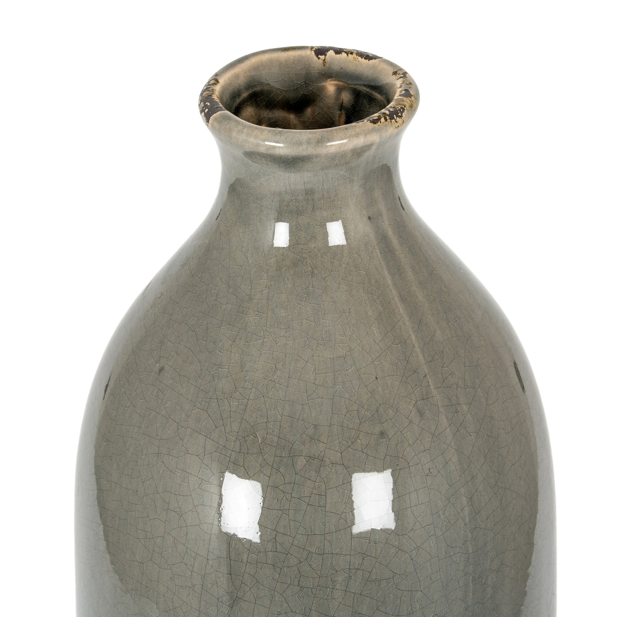 Otterburn Grey Glazed Vase