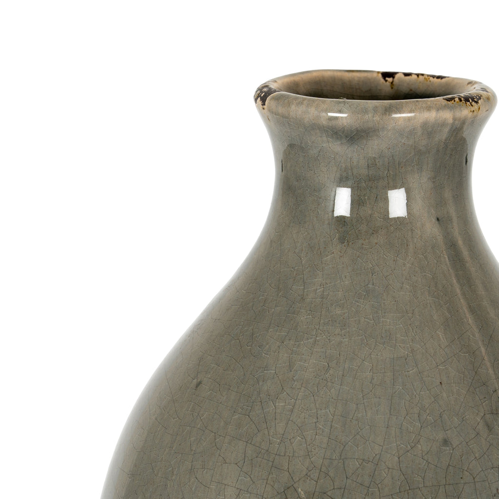 Otterburn Grey Glazed Vase