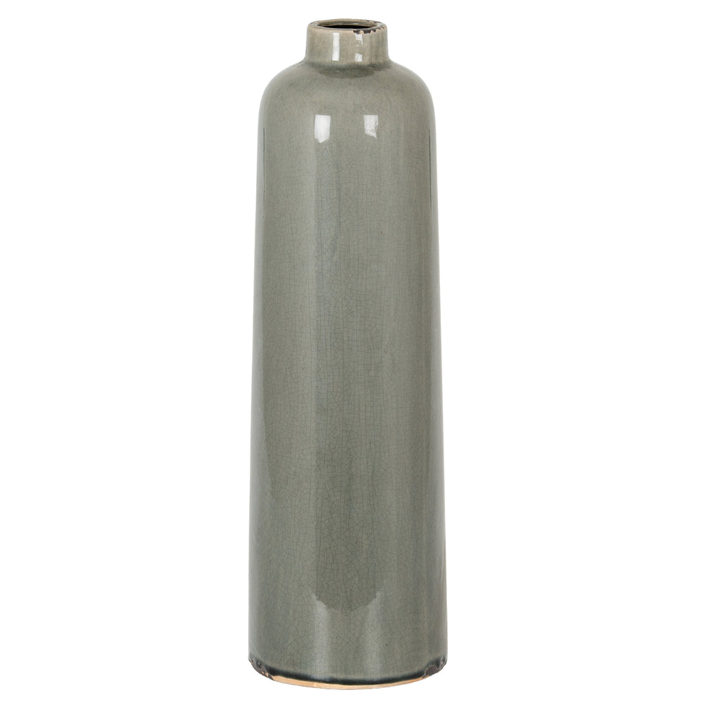 Wallington Grey Glazed Vase