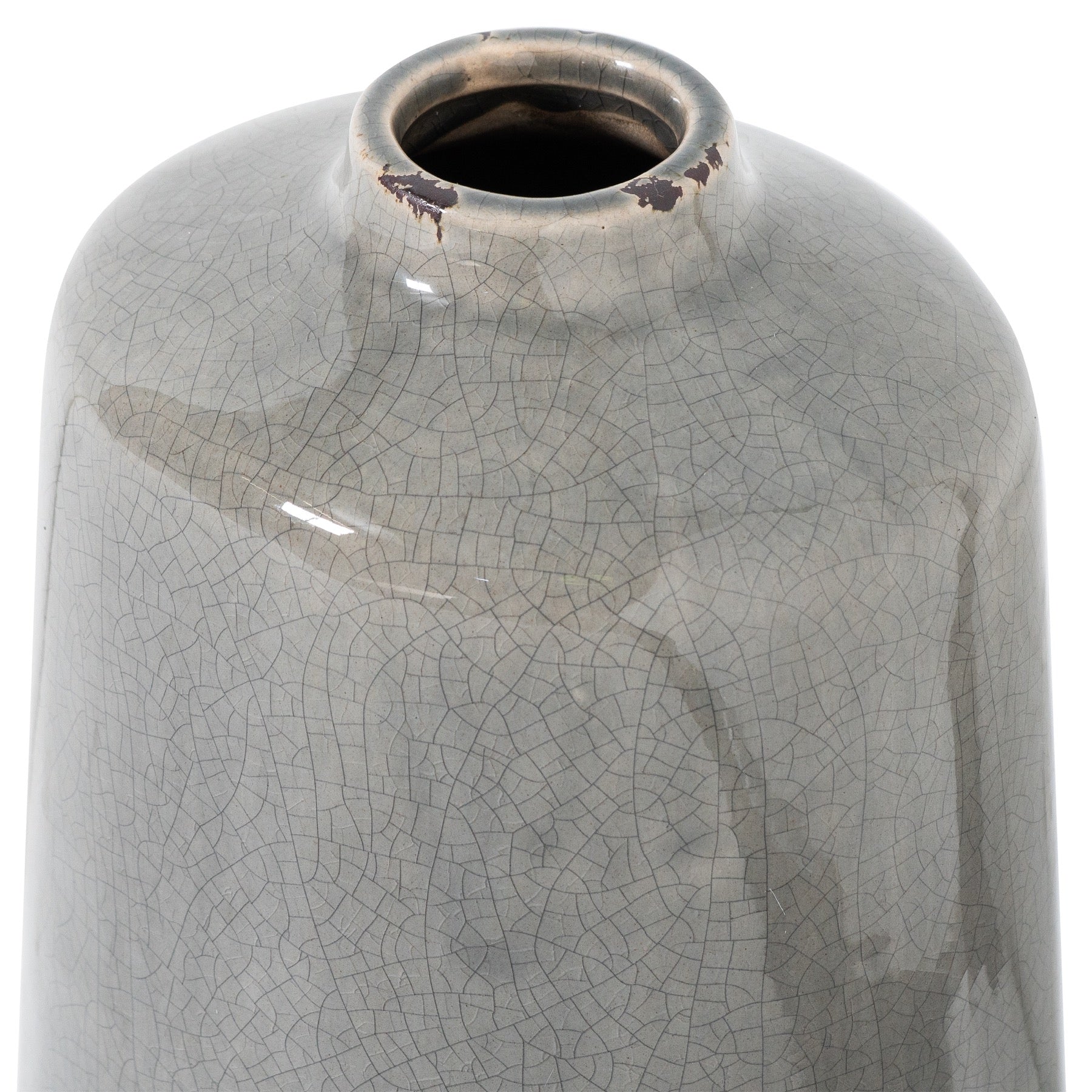 Cambo Grey Glazed Vase