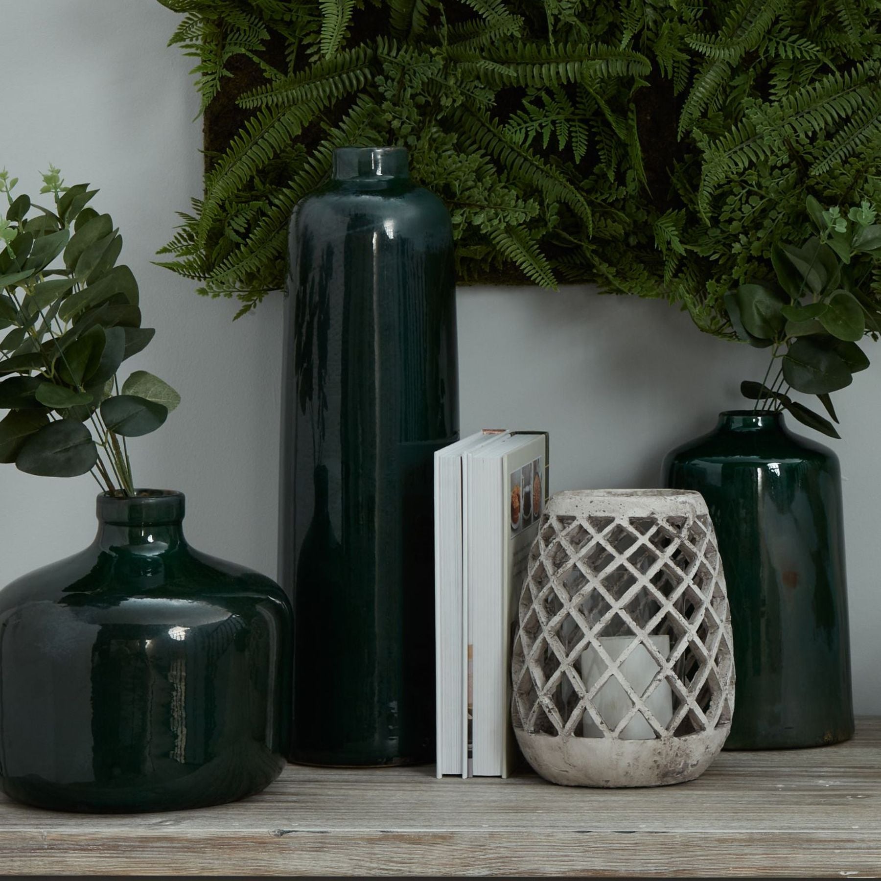 Carham Emerald Glazed Vase