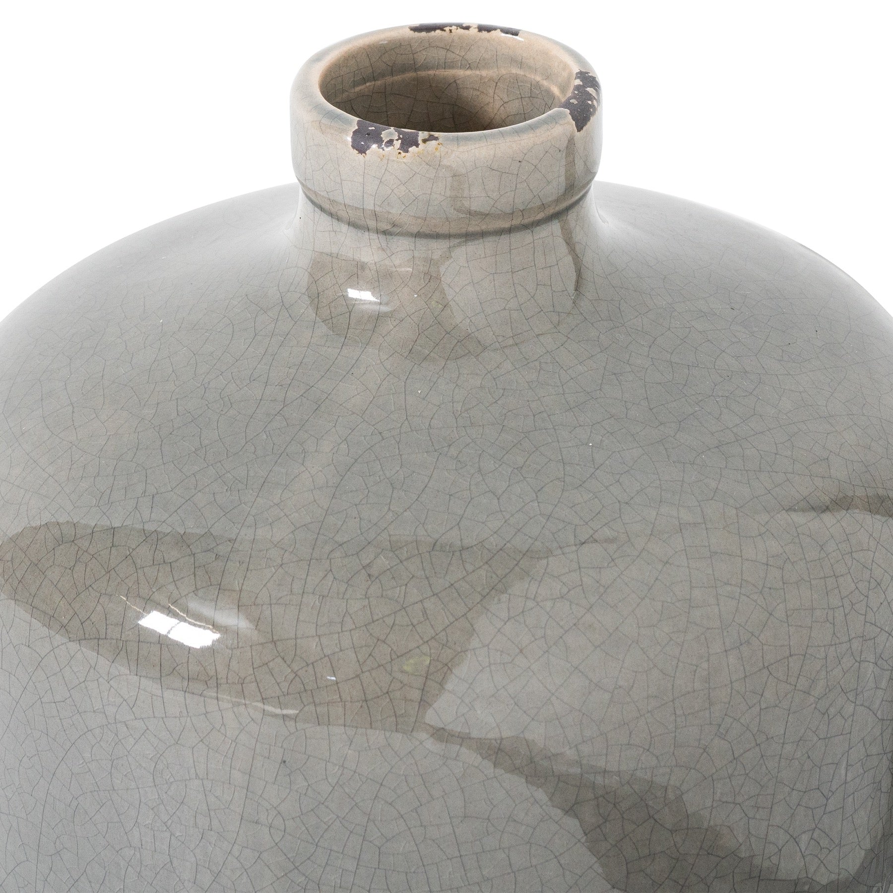 Bellingham Grey Glazed Vase