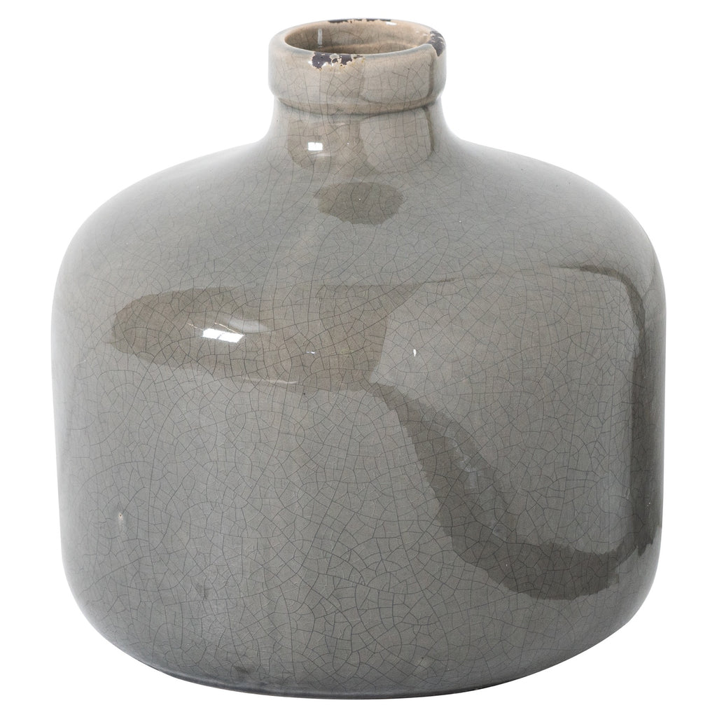 Bellingham Grey Glazed Vase