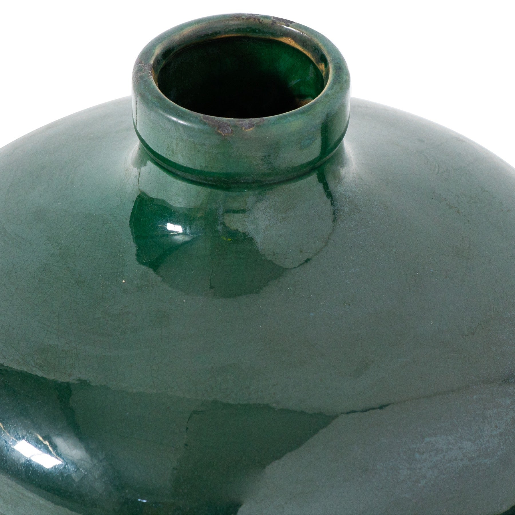 Cornhill Emerald Glazed Vase